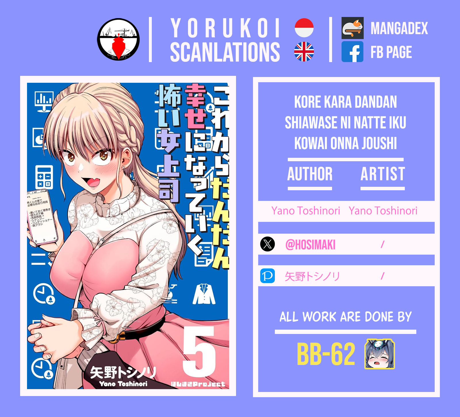 Korekara Dandan Shiawase ni Natteiku Kowai Onna Joshi Chapter 107 - halaman 1