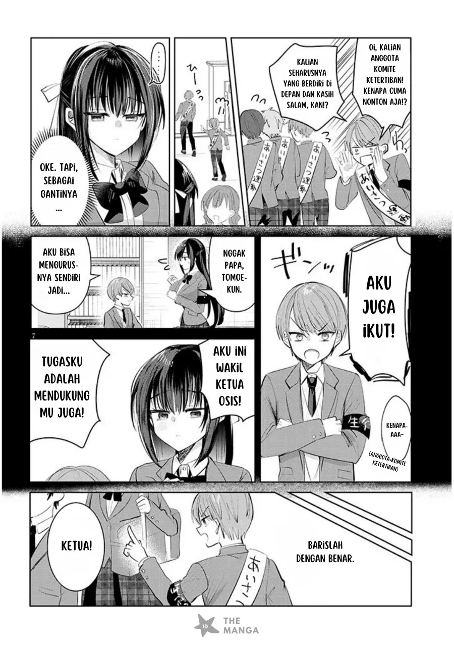Kotowarenai Kaichou wa Tomoe-kun ni dake Shiteagetai Chapter 1 - halaman 7