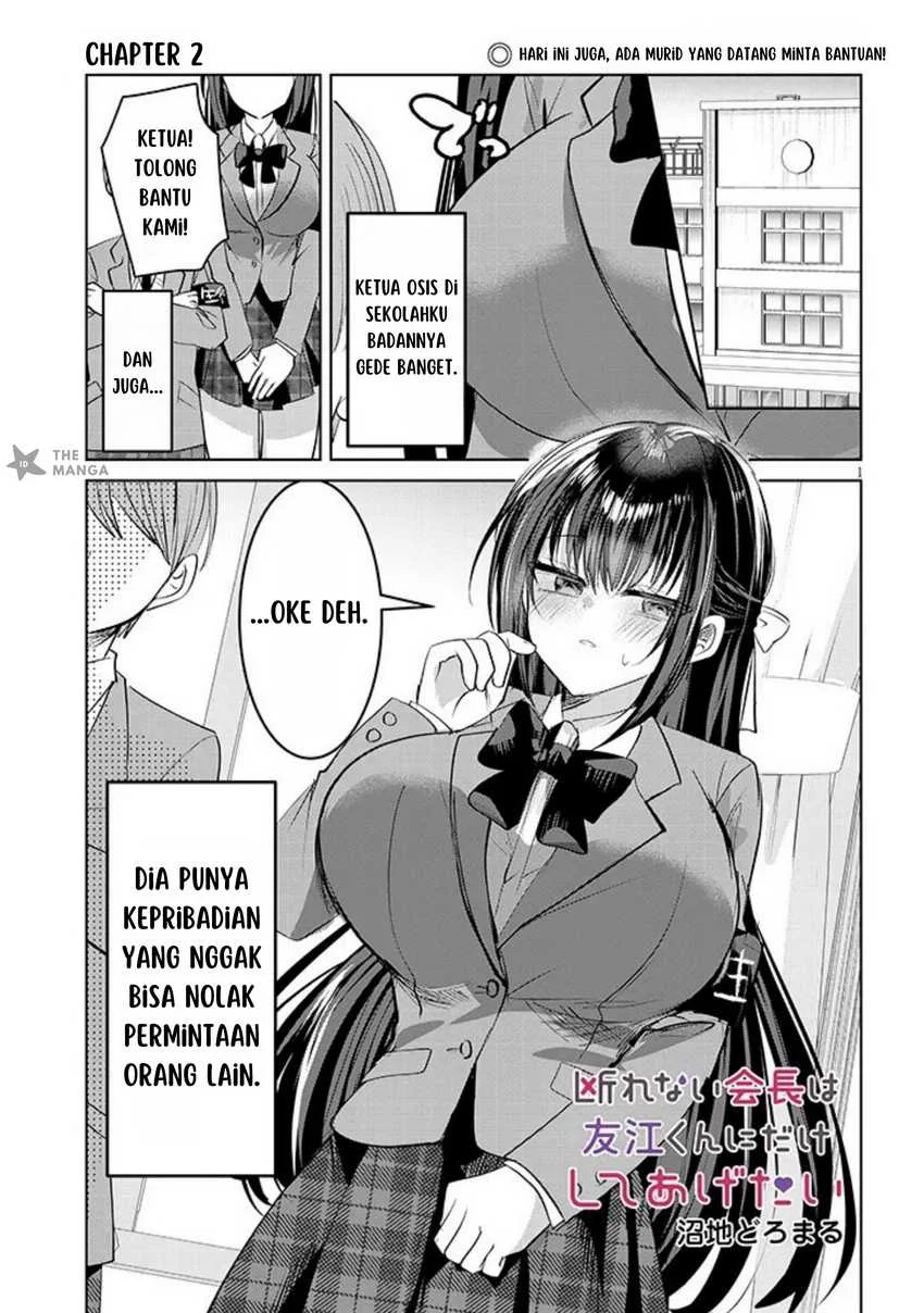 Kotowarenai Kaichou wa Tomoe-kun ni dake Shiteagetai Chapter 2 - halaman 2