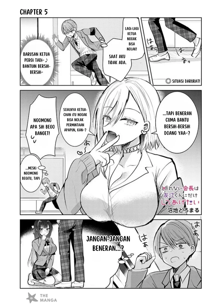Kotowarenai Kaichou wa Tomoe-kun ni dake Shiteagetai Chapter 5 - halaman 2