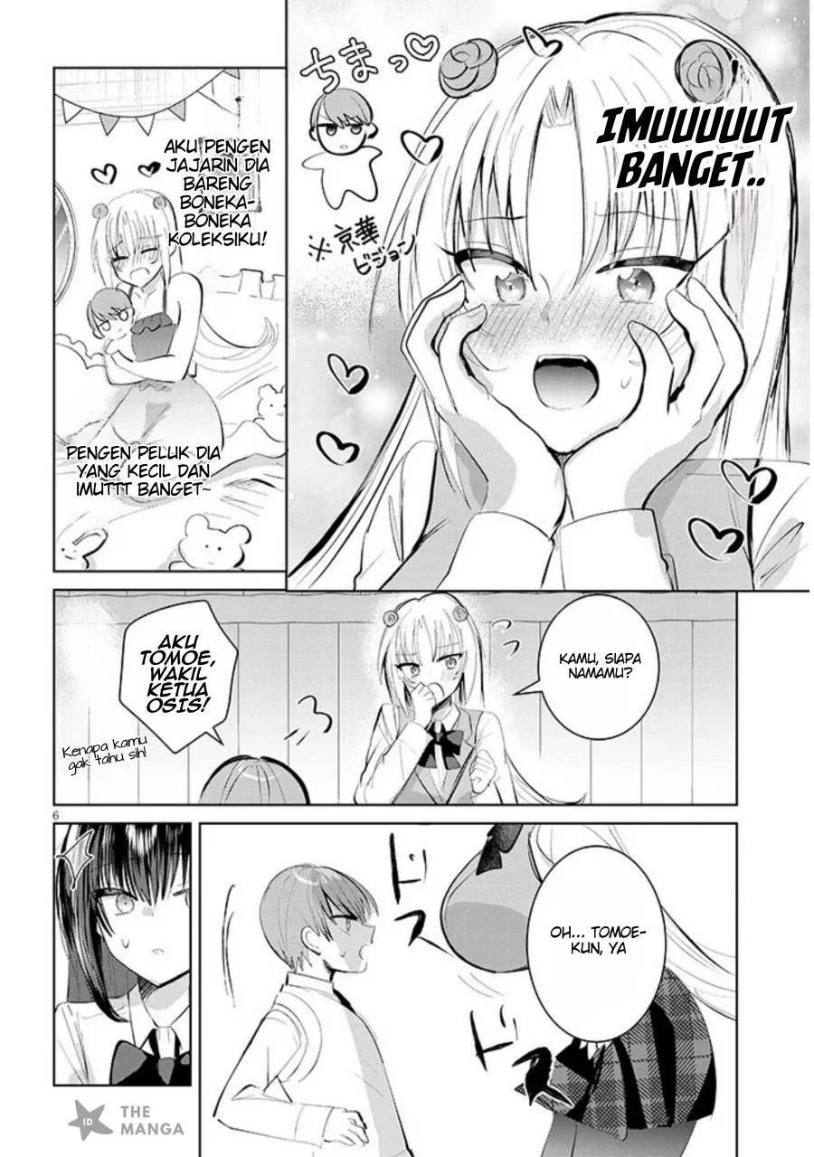 Kotowarenai Kaichou wa Tomoe-kun ni dake Shiteagetai Chapter 8 - halaman 7