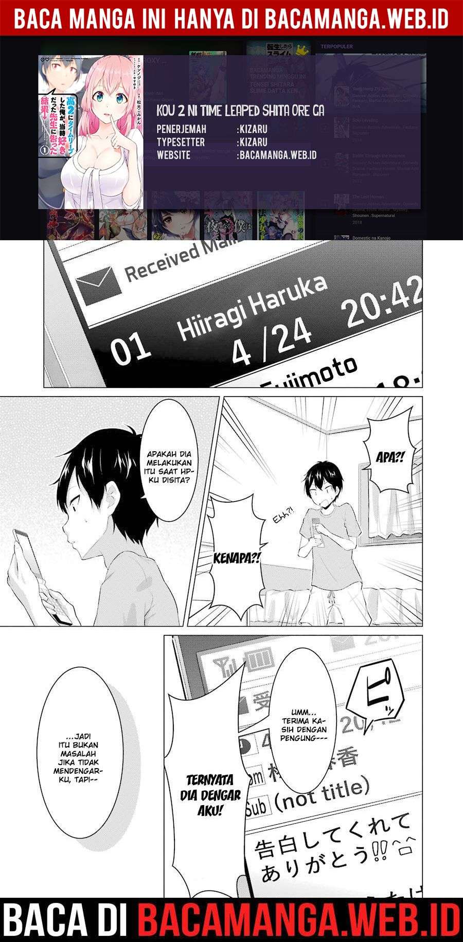 Kou 2 ni Time Leaped Shita Ore ga, Touji suki Datta Sensei ni Kokutta Kekka Chapter 2 - halaman 1