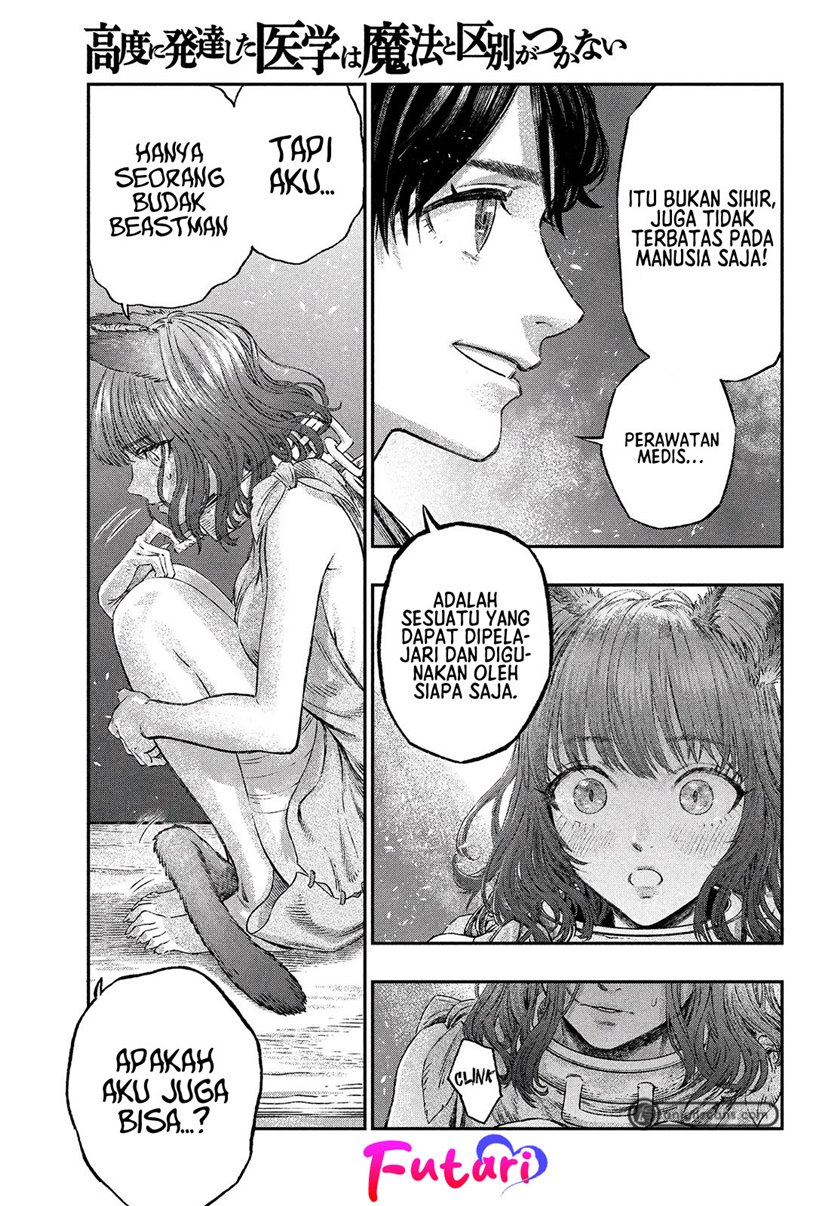 Koudou ni Hattatsu Shita Igaku wa Mahou to Kubetsu ga Tsukanai Chapter 2 - halaman 23