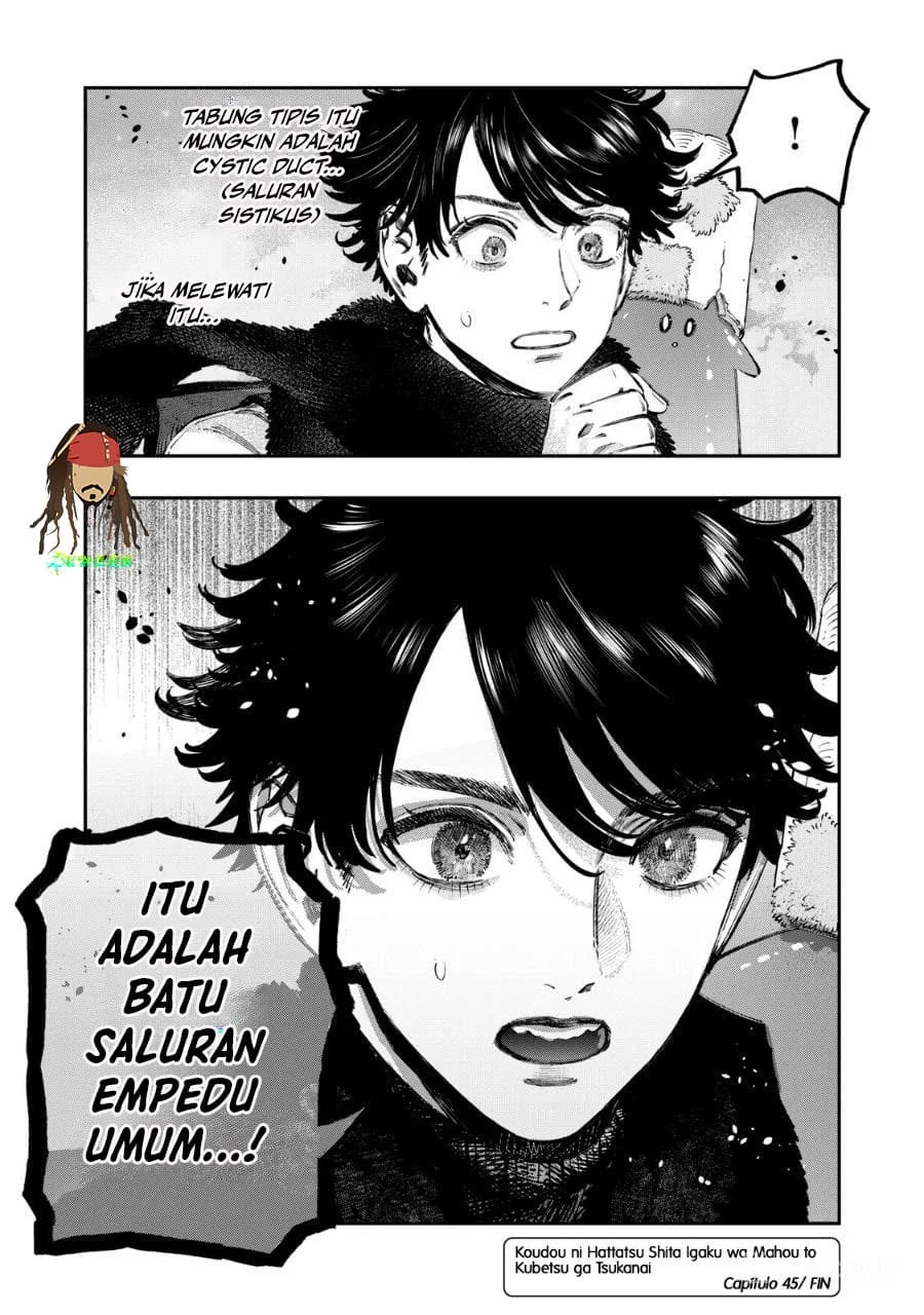 Koudou ni Hattatsu Shita Igaku wa Mahou to Kubetsu ga Tsukanai Chapter 45 - halaman 49