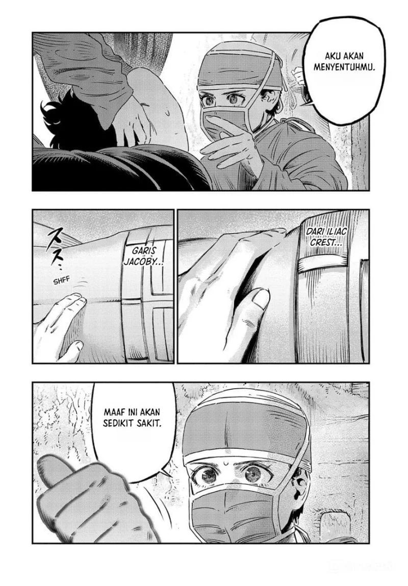 Koudou ni Hattatsu Shita Igaku wa Mahou to Kubetsu ga Tsukanai (THE ISEKAI DOCTOR) Chapter 17 - halaman 13