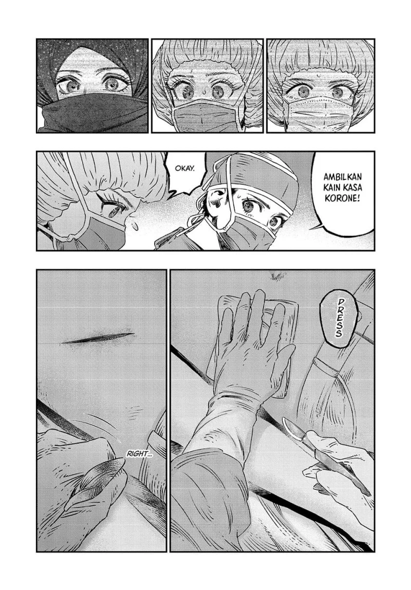 Koudou ni Hattatsu Shita Igaku wa Mahou to Kubetsu ga Tsukanai (THE ISEKAI DOCTOR) Chapter 17 - halaman 28