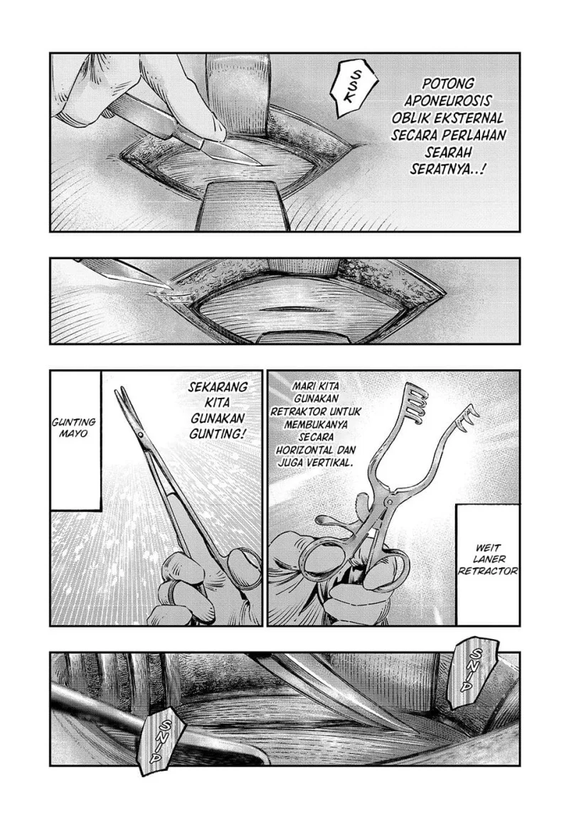 Koudou ni Hattatsu Shita Igaku wa Mahou to Kubetsu ga Tsukanai (THE ISEKAI DOCTOR) Chapter 17 - halaman 34