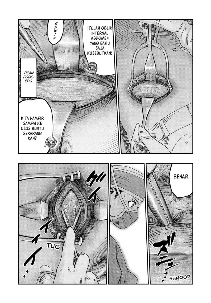 Koudou ni Hattatsu Shita Igaku wa Mahou to Kubetsu ga Tsukanai (THE ISEKAI DOCTOR) Chapter 17 - halaman 35
