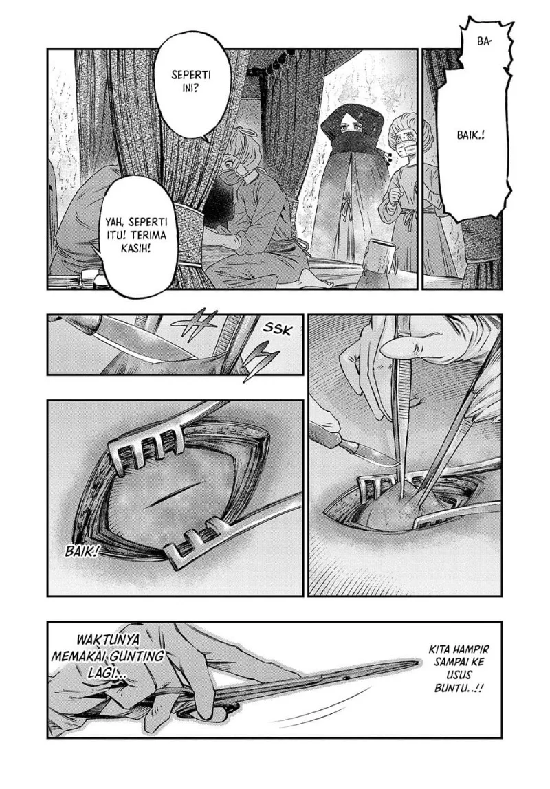Koudou ni Hattatsu Shita Igaku wa Mahou to Kubetsu ga Tsukanai (THE ISEKAI DOCTOR) Chapter 17 - halaman 39