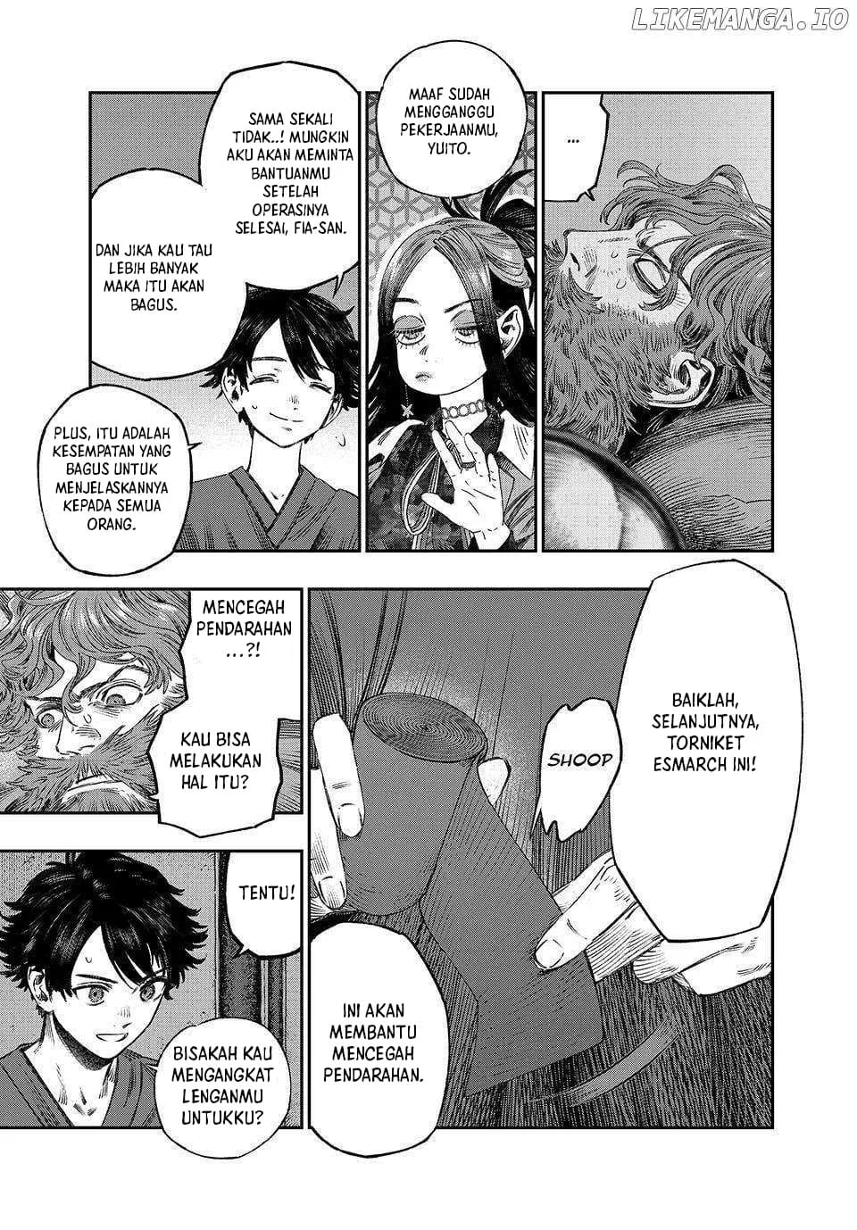 Koudou ni Hattatsu Shita Igaku wa Mahou to Kubetsu ga Tsukanai (THE ISEKAI DOCTOR) Chapter 33 - halaman 13