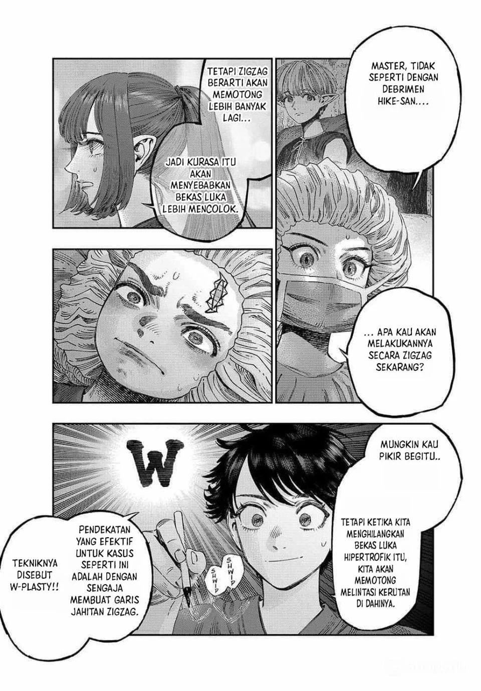 Koudou ni Hattatsu Shita Igaku wa Mahou to Kubetsu ga Tsukanai (THE ISEKAI DOCTOR) Chapter 36 - halaman 9