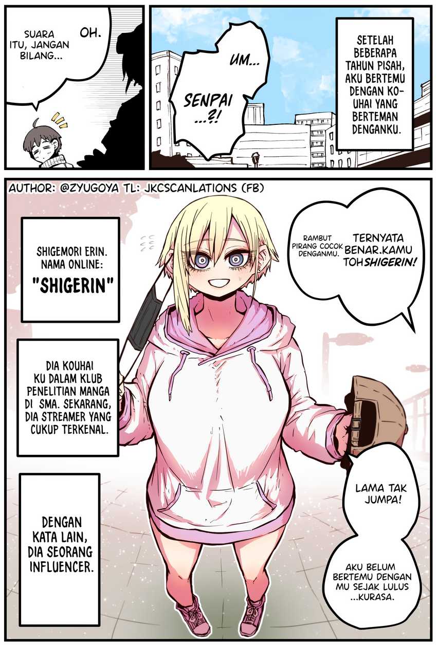 Kouhai wa Inkya Agari no Infuruensaa Chapter 1 - halaman 1