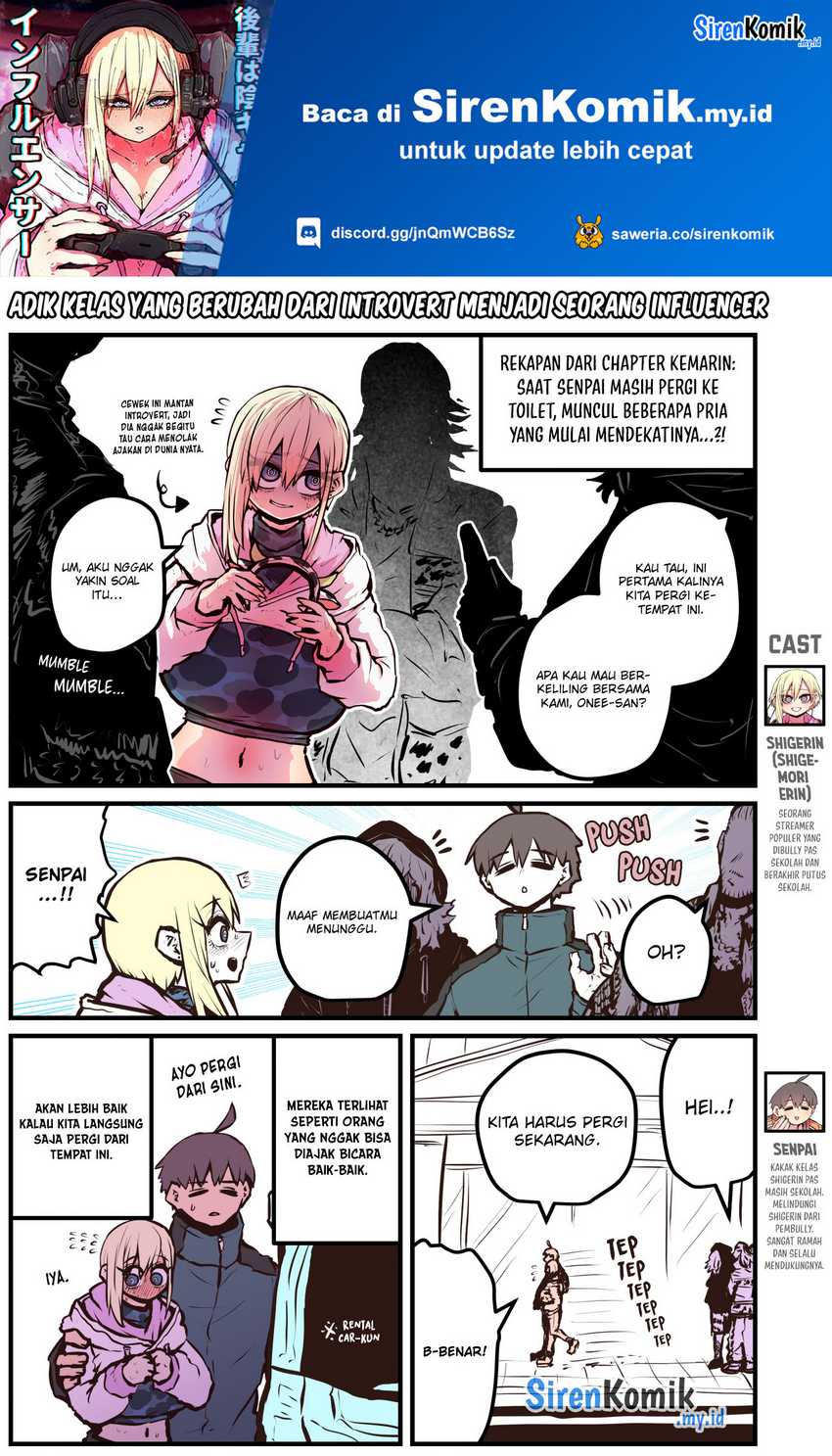 Kouhai wa Inkya Agari no Infuruensaa Chapter 10 - halaman 2