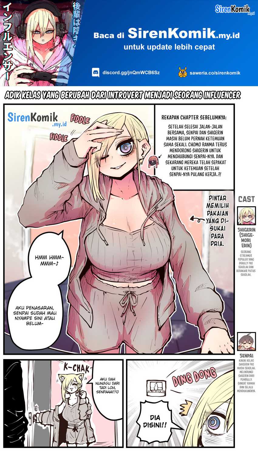 Kouhai wa Inkya Agari no Infuruensaa Chapter 17 - halaman 2
