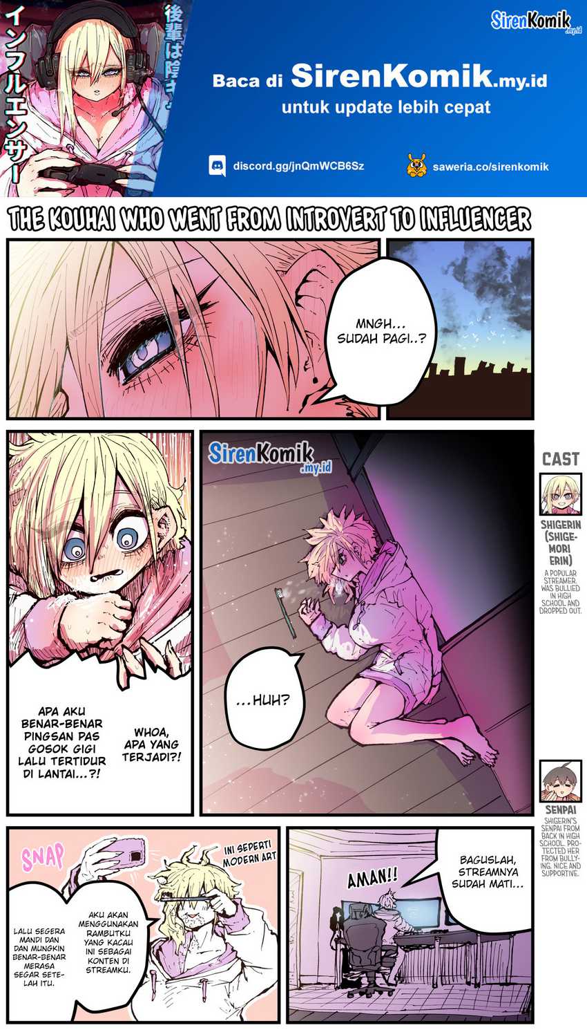 Kouhai wa Inkya Agari no Infuruensaa Chapter 4 - halaman 2