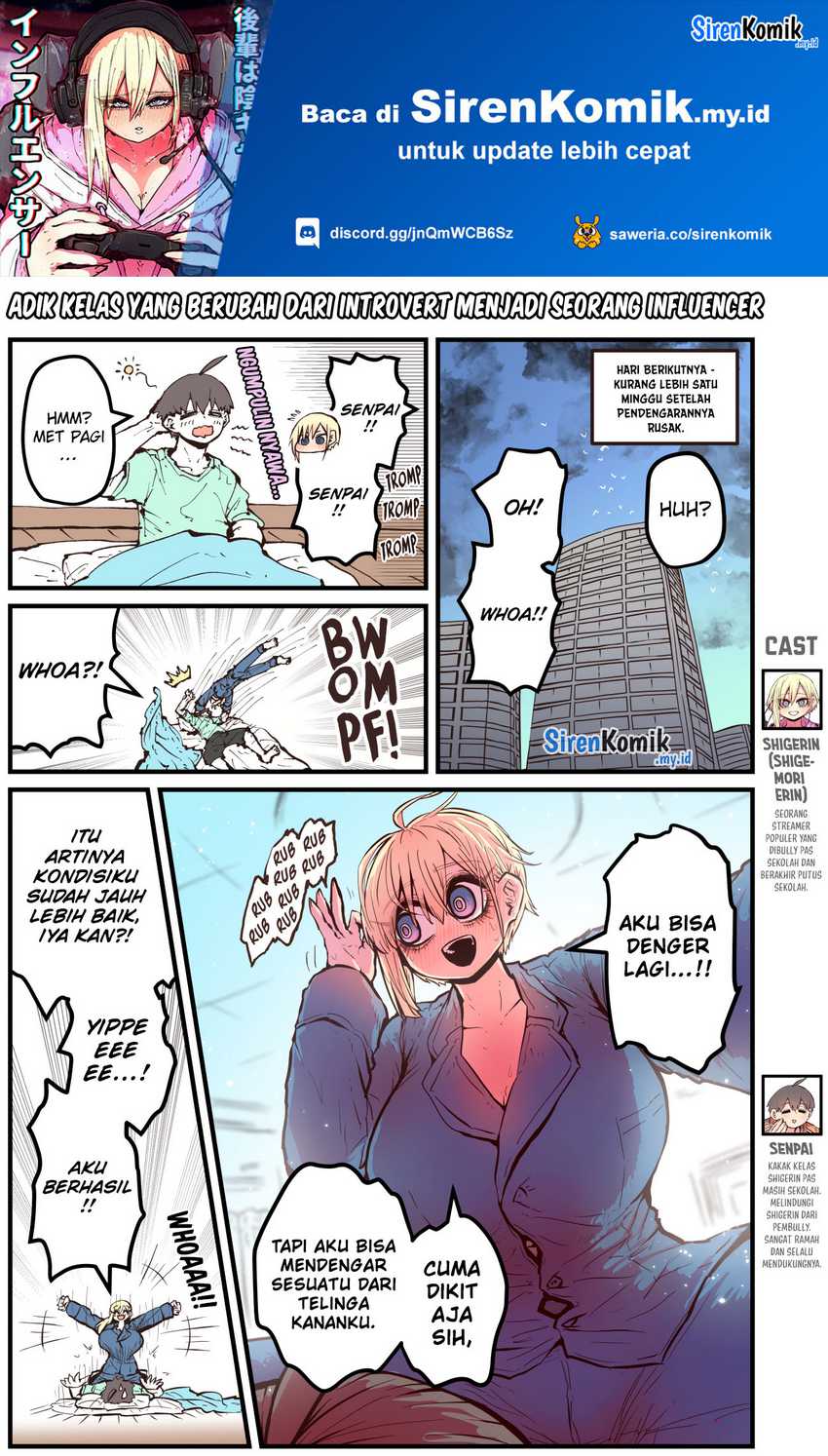 Kouhai wa Inkya Agari no Infuruensaa Chapter 6 - halaman 2