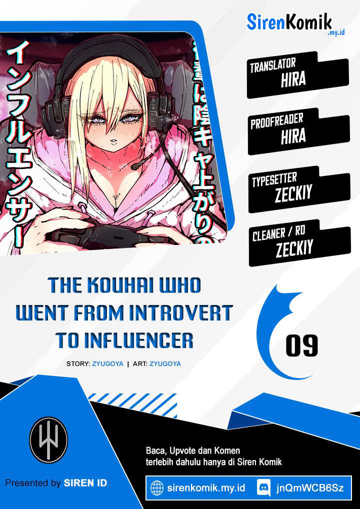 Kouhai wa Inkya Agari no Infuruensaa Chapter 9 - halaman 1