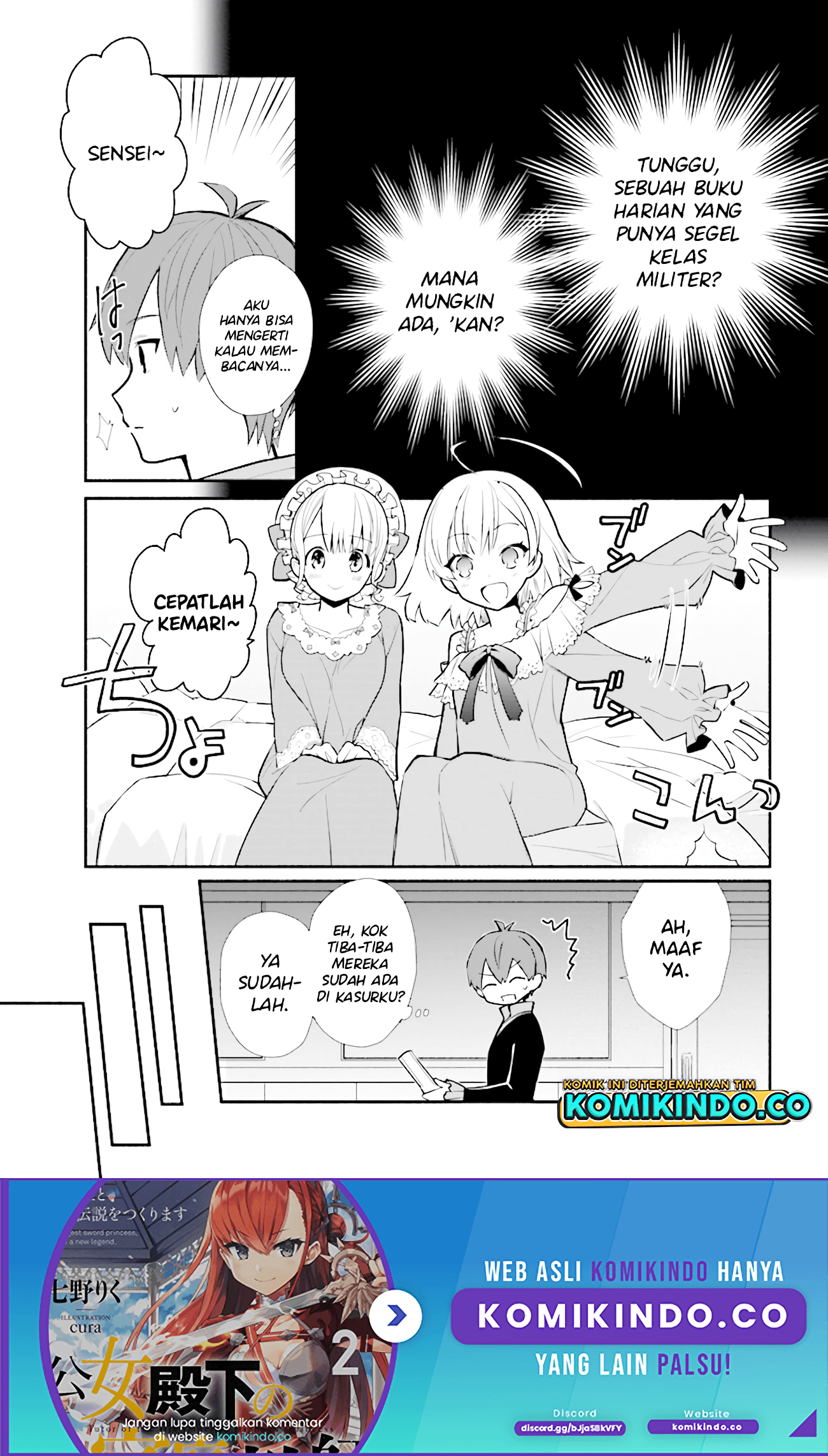 Koujo Denka no Kateikyoushi Chapter 14 - halaman 10