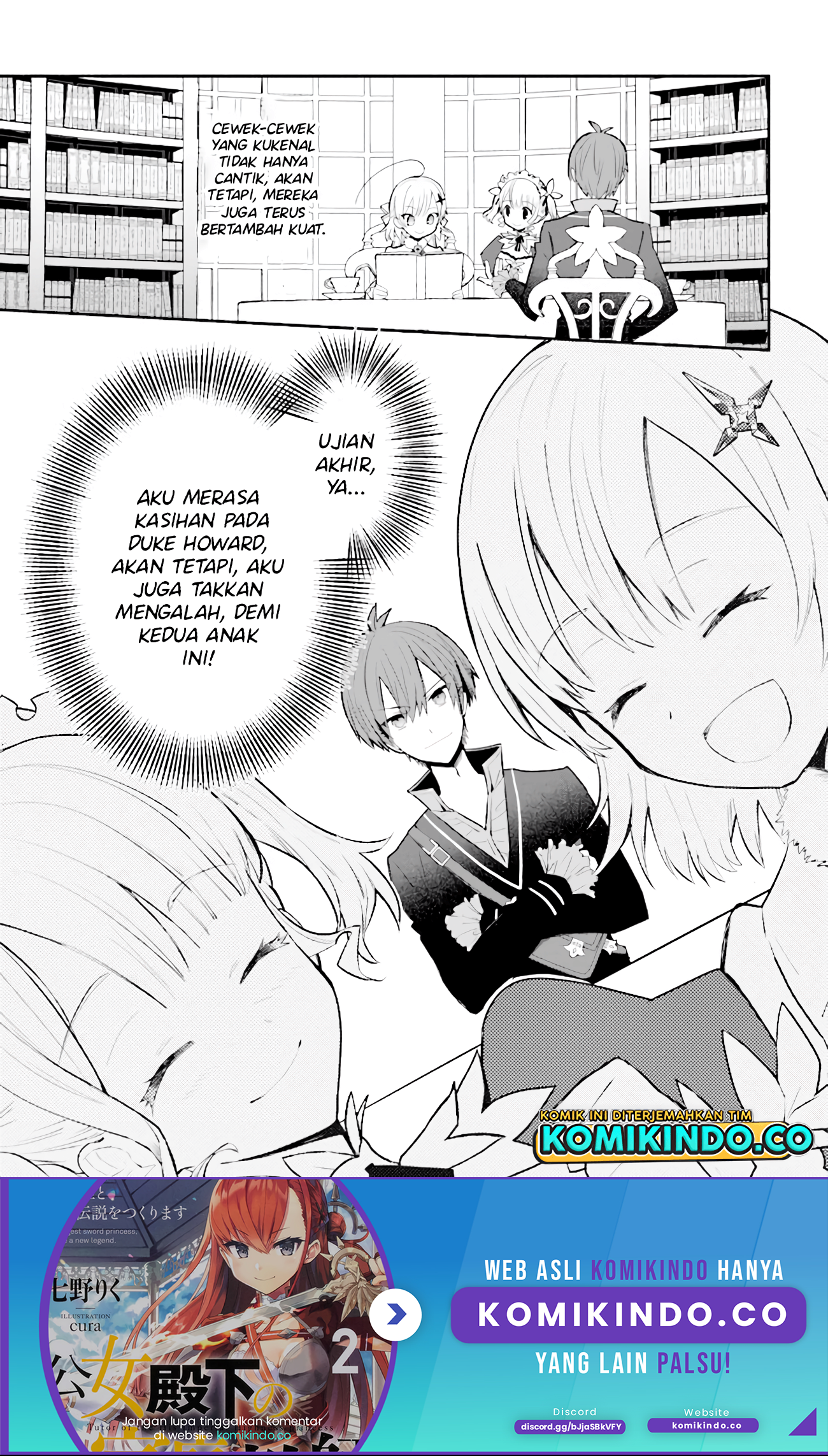 Koujo Denka no Kateikyoushi Chapter 15 - halaman 22