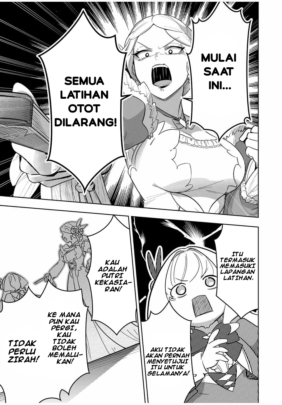 Koujo Tensei: Densetsu no Daimadoushi (♂), Himekishi to Narite Densetsu no Reijou Kishidan wo Tsukuri Musou suru Chapter 1 - halaman 44