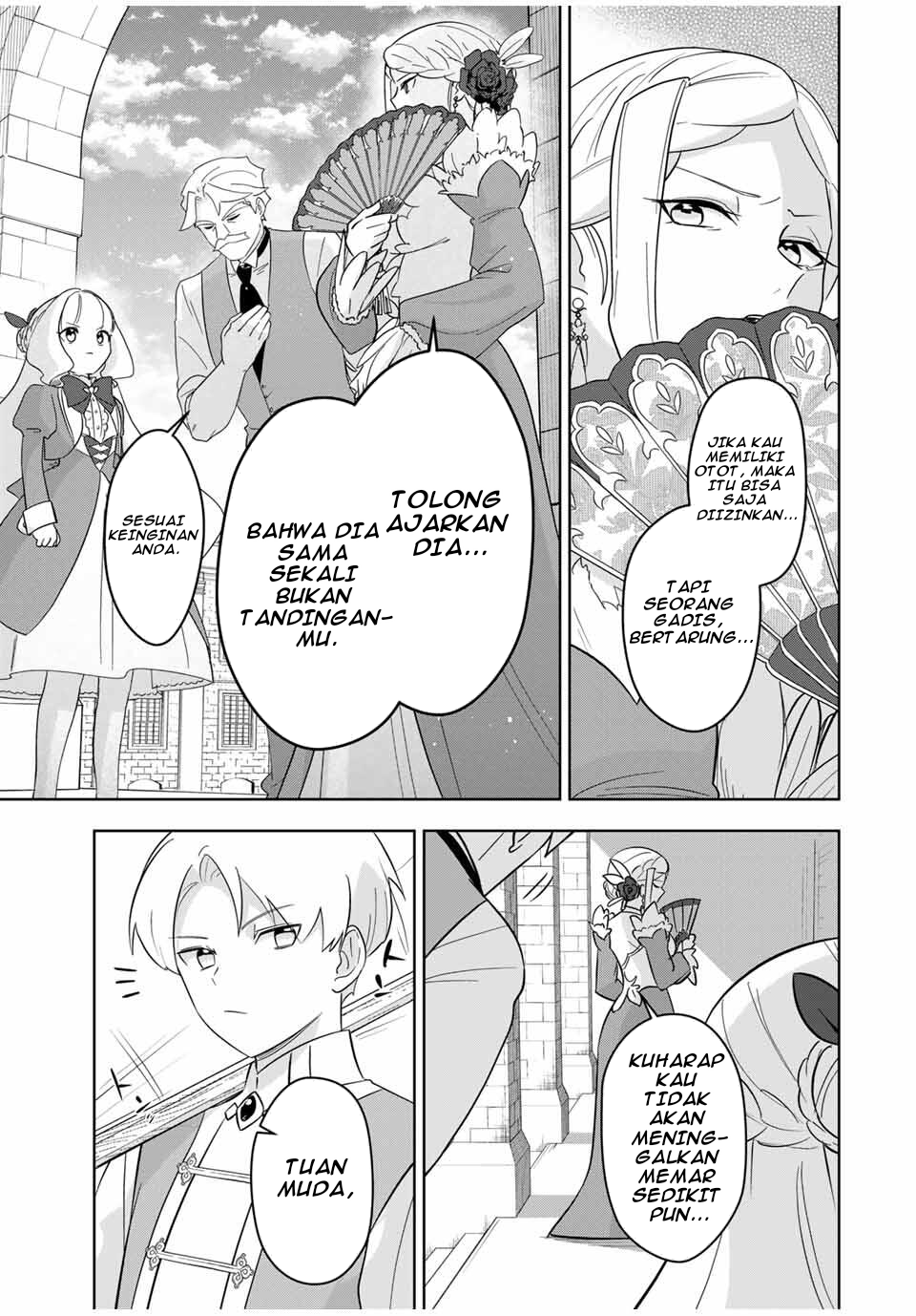Koujo Tensei: Densetsu no Daimadoushi (♂), Himekishi to Narite Densetsu no Reijou Kishidan wo Tsukuri Musou suru Chapter 1 - halaman 48