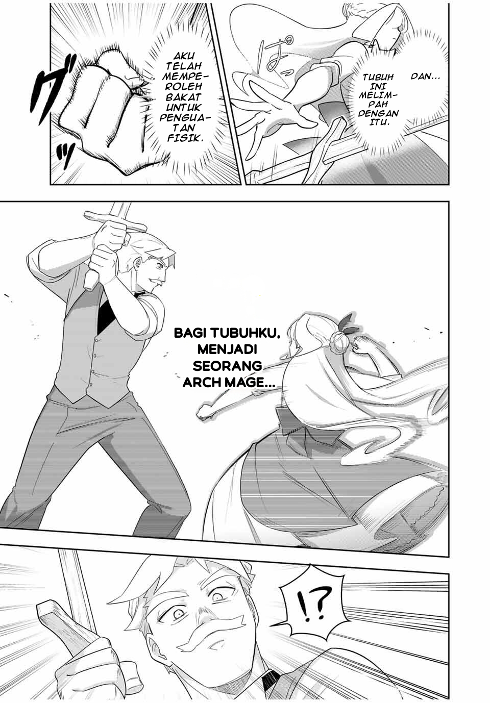 Koujo Tensei: Densetsu no Daimadoushi (♂), Himekishi to Narite Densetsu no Reijou Kishidan wo Tsukuri Musou suru Chapter 1 - halaman 54