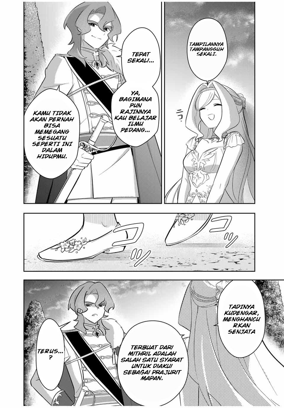 Koujo Tensei: Densetsu no Daimadoushi (♂), Himekishi to Narite Densetsu no Reijou Kishidan wo Tsukuri Musou suru Chapter 3 - halaman 22