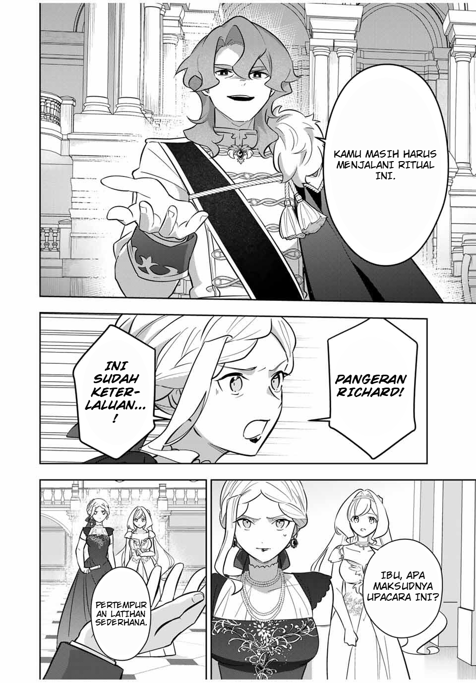 Koujo Tensei: Densetsu no Daimadoushi (♂), Himekishi to Narite Densetsu no Reijou Kishidan wo Tsukuri Musou suru Chapter 4 - halaman 6