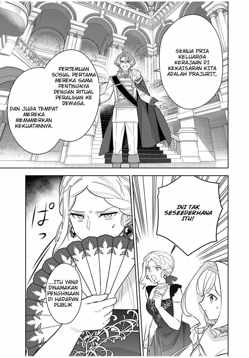 Koujo Tensei: Densetsu no Daimadoushi (♂), Himekishi to Narite Densetsu no Reijou Kishidan wo Tsukuri Musou suru Chapter 4 - halaman 7
