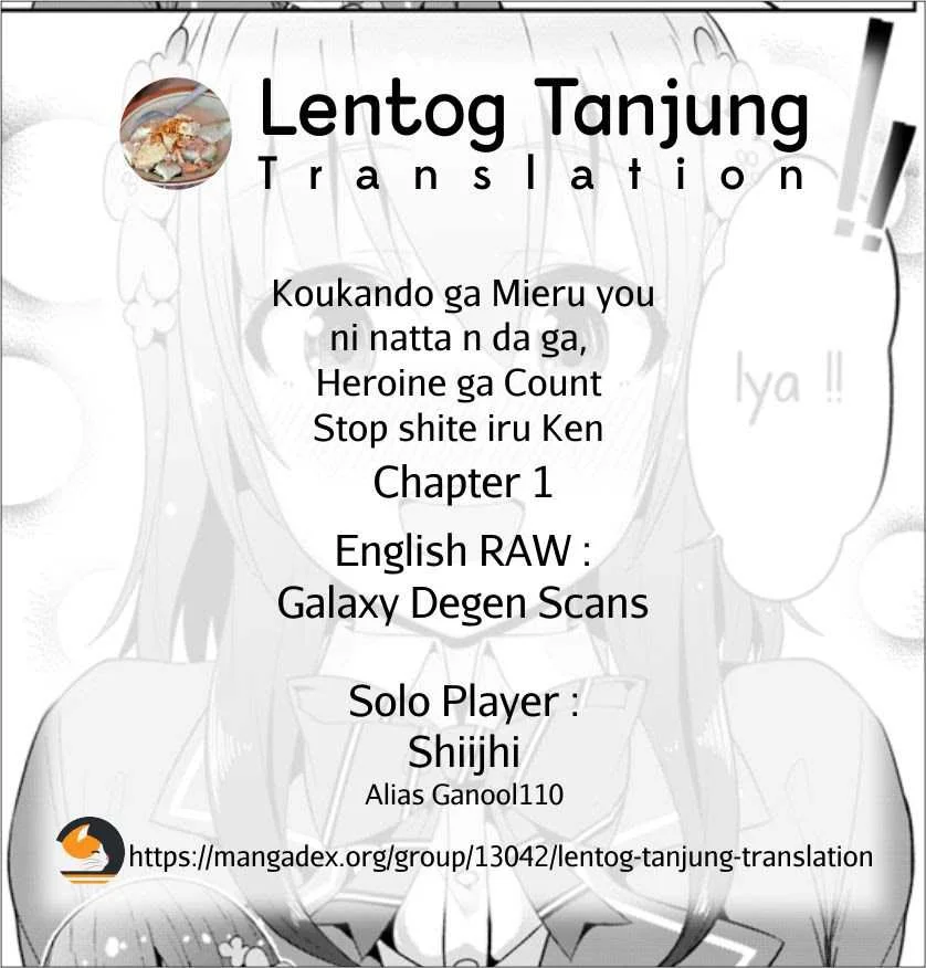 Koukando ga Mieru You ni Natta n daga, Heroine ga Count Stop shiteiru Ken Chapter 1 - halaman 37