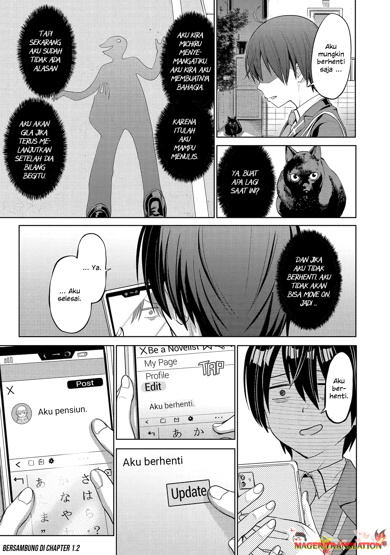 Koukousei Web Sakka no Mote Seikatsu "Anta ga Kami Sakka na Wakenai desho" to Boku wo Futta Osananajimi ga Koukai shiteru kedo Mou Osoi Chapter 1.1 - halaman 31