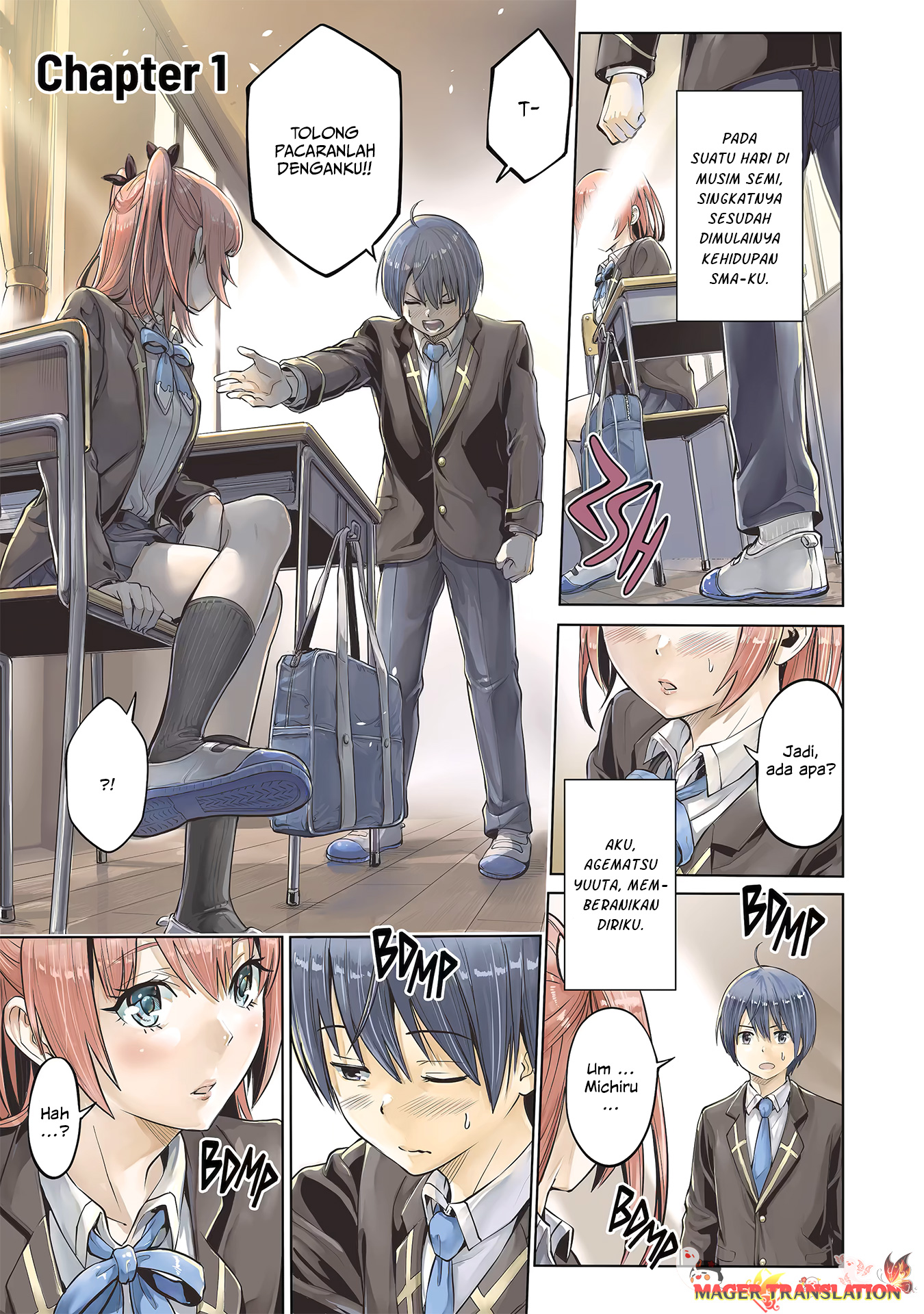 Koukousei Web Sakka no Mote Seikatsu "Anta ga Kami Sakka na Wakenai desho" to Boku wo Futta Osananajimi ga Koukai shiteru kedo Mou Osoi Chapter 1.1 - halaman 5