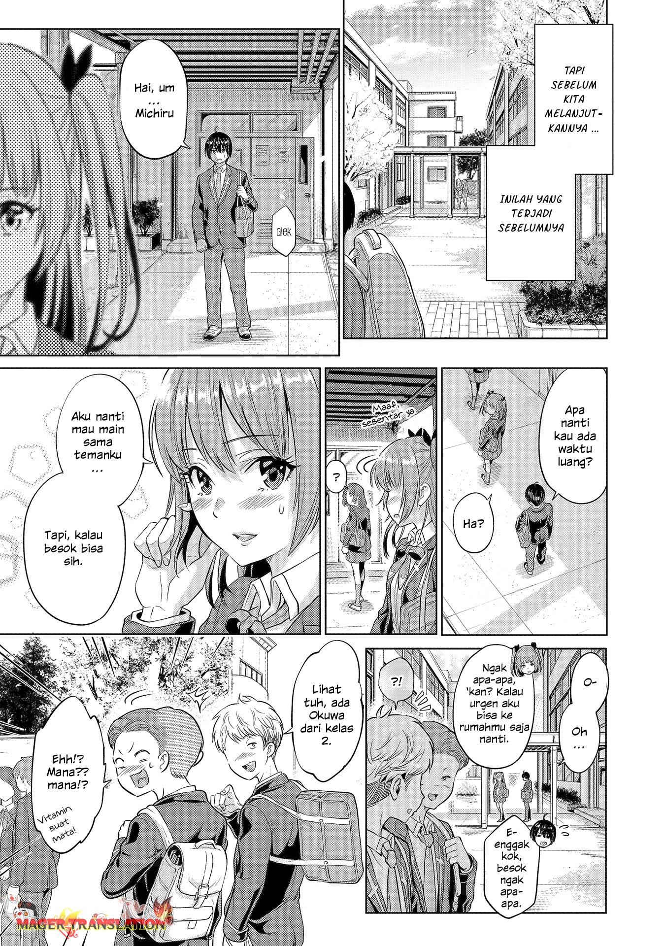 Koukousei Web Sakka no Mote Seikatsu "Anta ga Kami Sakka na Wakenai desho" to Boku wo Futta Osananajimi ga Koukai shiteru kedo Mou Osoi Chapter 1.1 - halaman 8