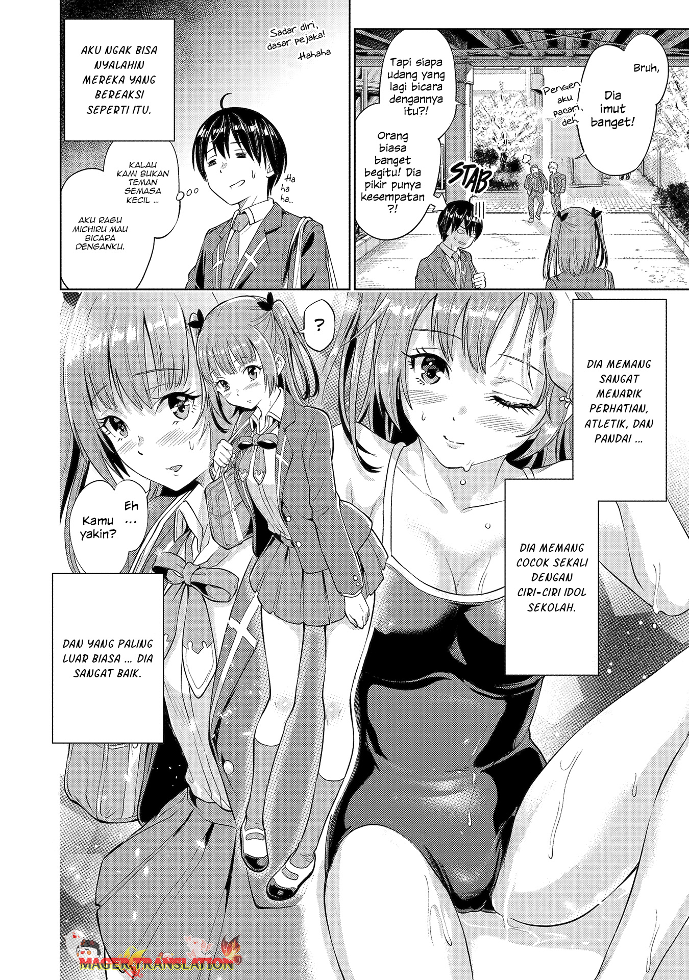 Koukousei Web Sakka no Mote Seikatsu "Anta ga Kami Sakka na Wakenai desho" to Boku wo Futta Osananajimi ga Koukai shiteru kedo Mou Osoi Chapter 1.1 - halaman 9