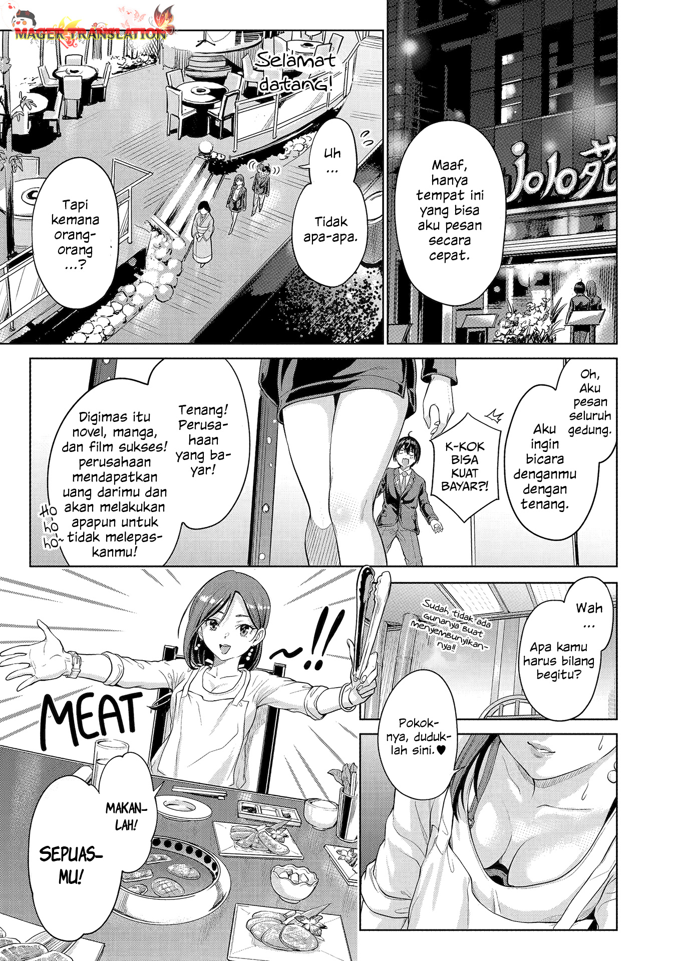 Koukousei Web Sakka no Mote Seikatsu "Anta ga Kami Sakka na Wakenai desho" to Boku wo Futta Osananajimi ga Koukai shiteru kedo Mou Osoi Chapter 1.2 - halaman 15