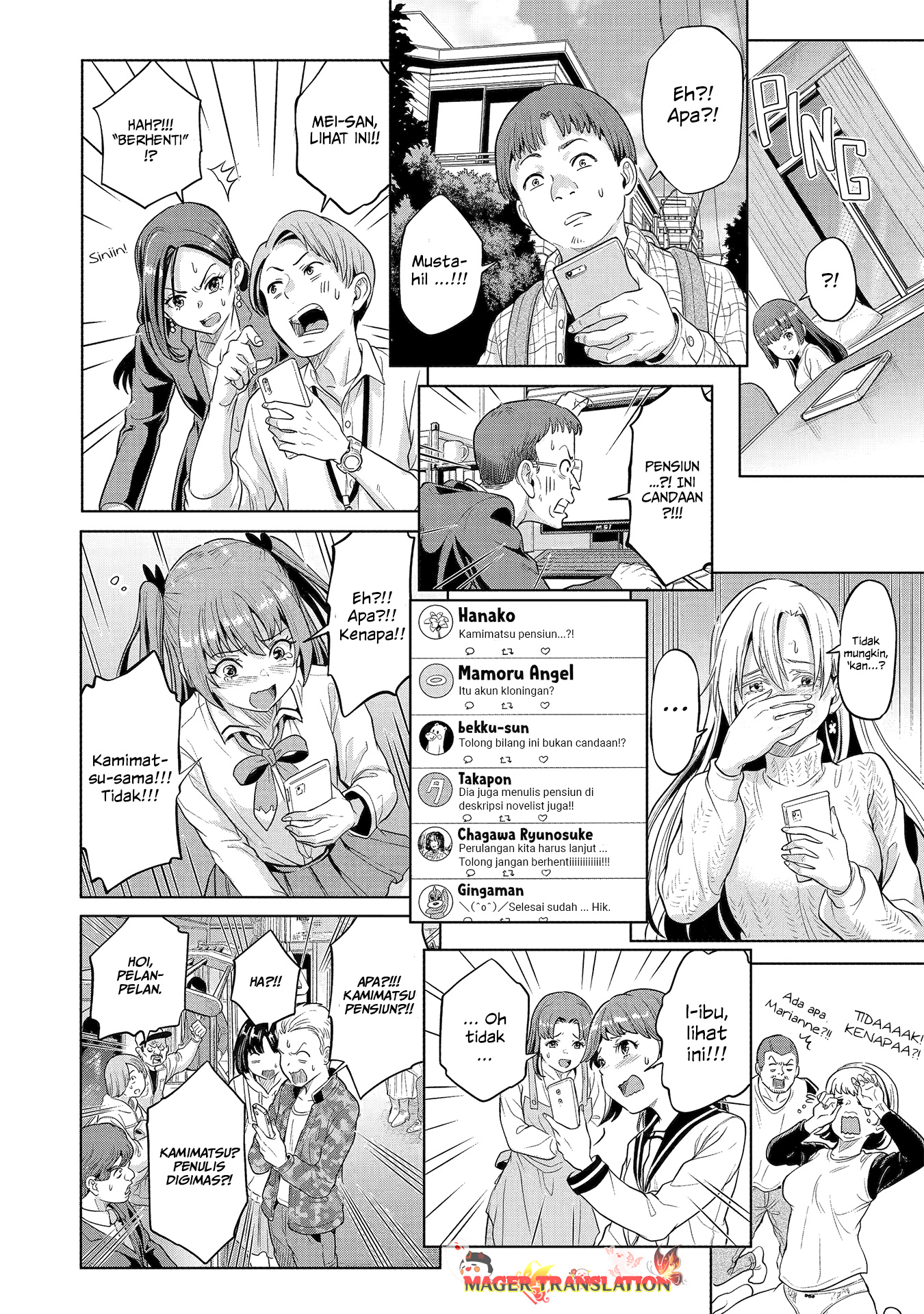 Koukousei Web Sakka no Mote Seikatsu "Anta ga Kami Sakka na Wakenai desho" to Boku wo Futta Osananajimi ga Koukai shiteru kedo Mou Osoi Chapter 1.2 - halaman 2