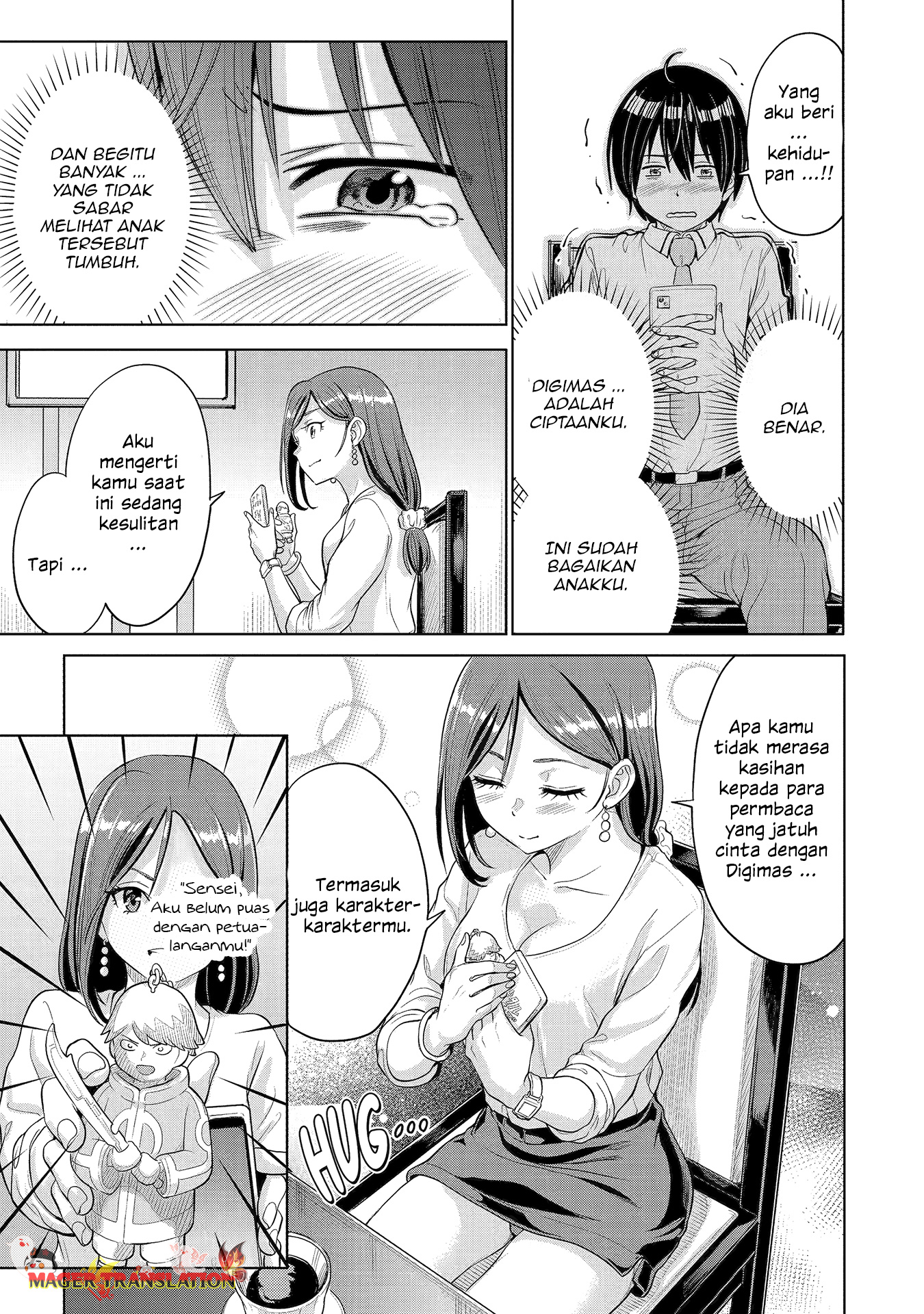 Koukousei Web Sakka no Mote Seikatsu "Anta ga Kami Sakka na Wakenai desho" to Boku wo Futta Osananajimi ga Koukai shiteru kedo Mou Osoi Chapter 1.2 - halaman 23