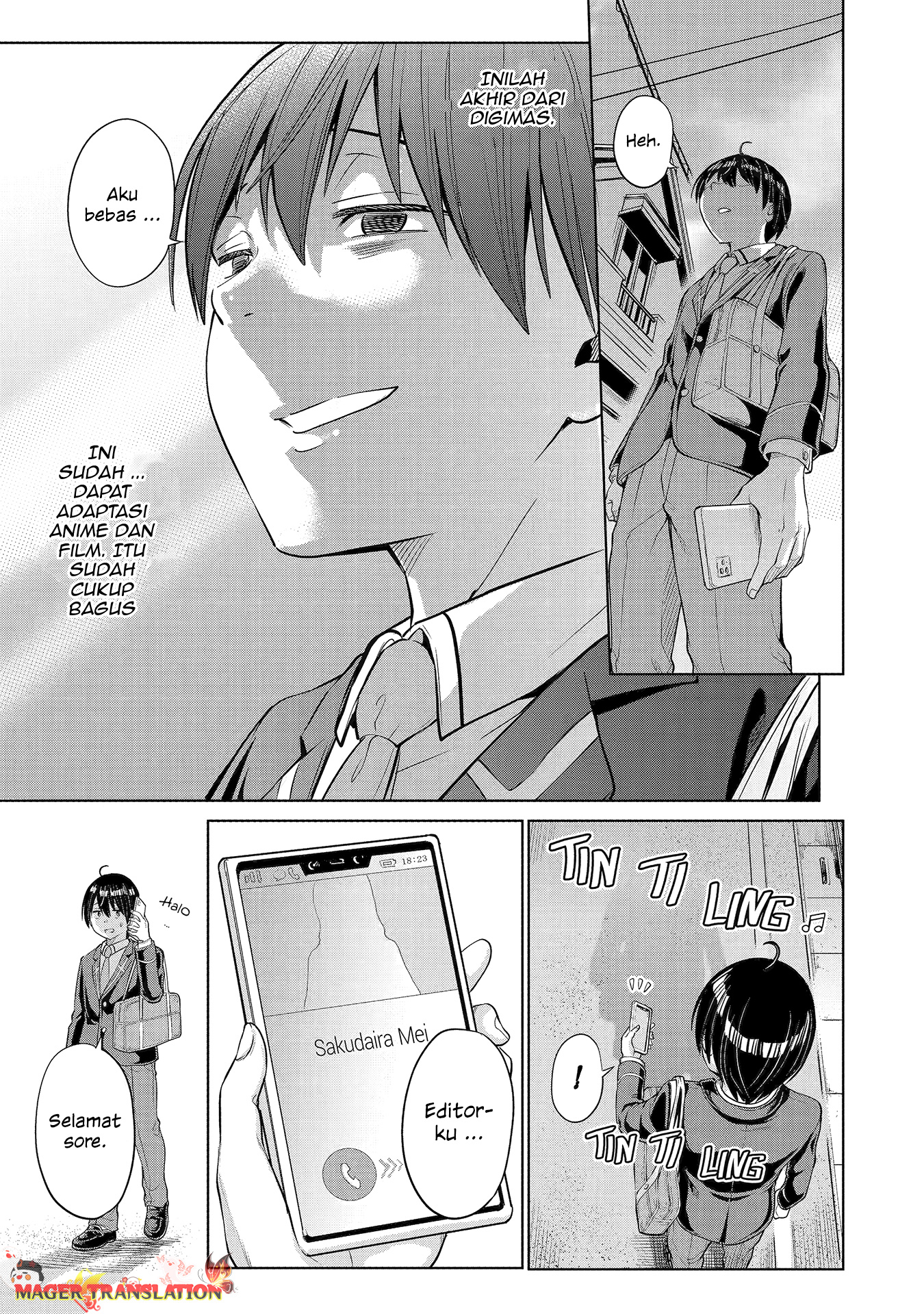 Koukousei Web Sakka no Mote Seikatsu "Anta ga Kami Sakka na Wakenai desho" to Boku wo Futta Osananajimi ga Koukai shiteru kedo Mou Osoi Chapter 1.2 - halaman 3