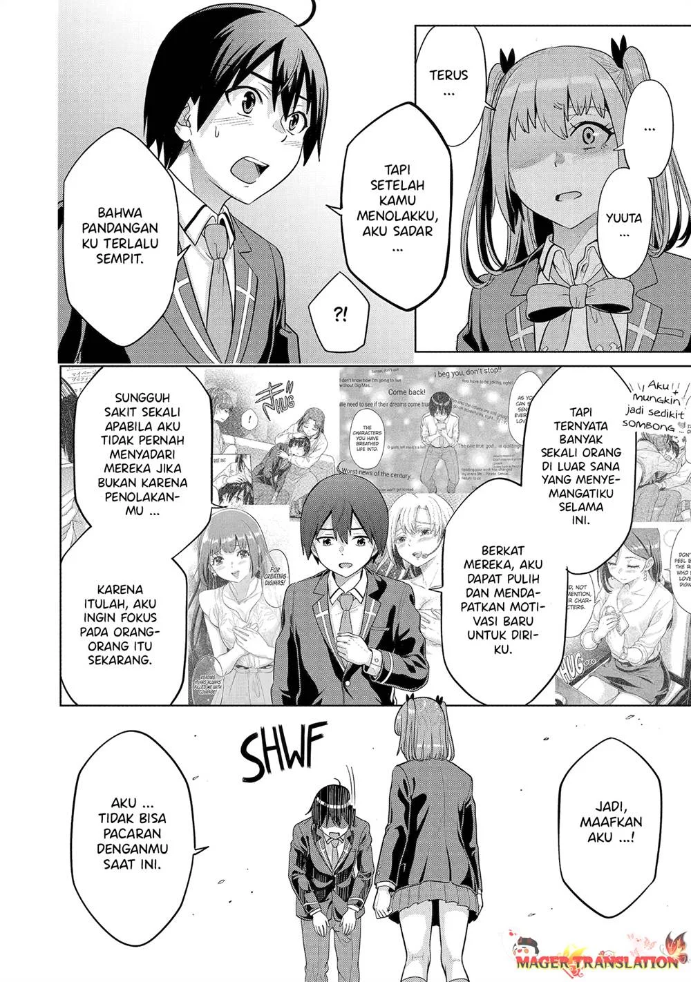 Koukousei Web Sakka no Mote Seikatsu "Anta ga Kami Sakka na Wakenai desho" to Boku wo Futta Osananajimi ga Koukai shiteru kedo Mou Osoi Chapter 13 - halaman 20