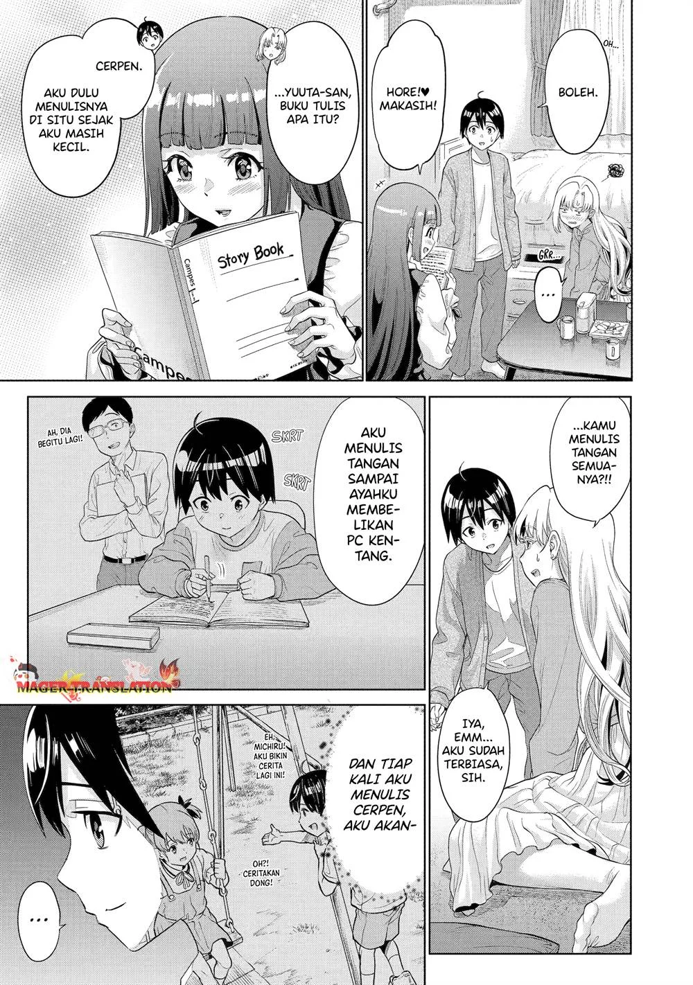 Koukousei Web Sakka no Mote Seikatsu "Anta ga Kami Sakka na Wakenai desho" to Boku wo Futta Osananajimi ga Koukai shiteru kedo Mou Osoi Chapter 14 - halaman 15