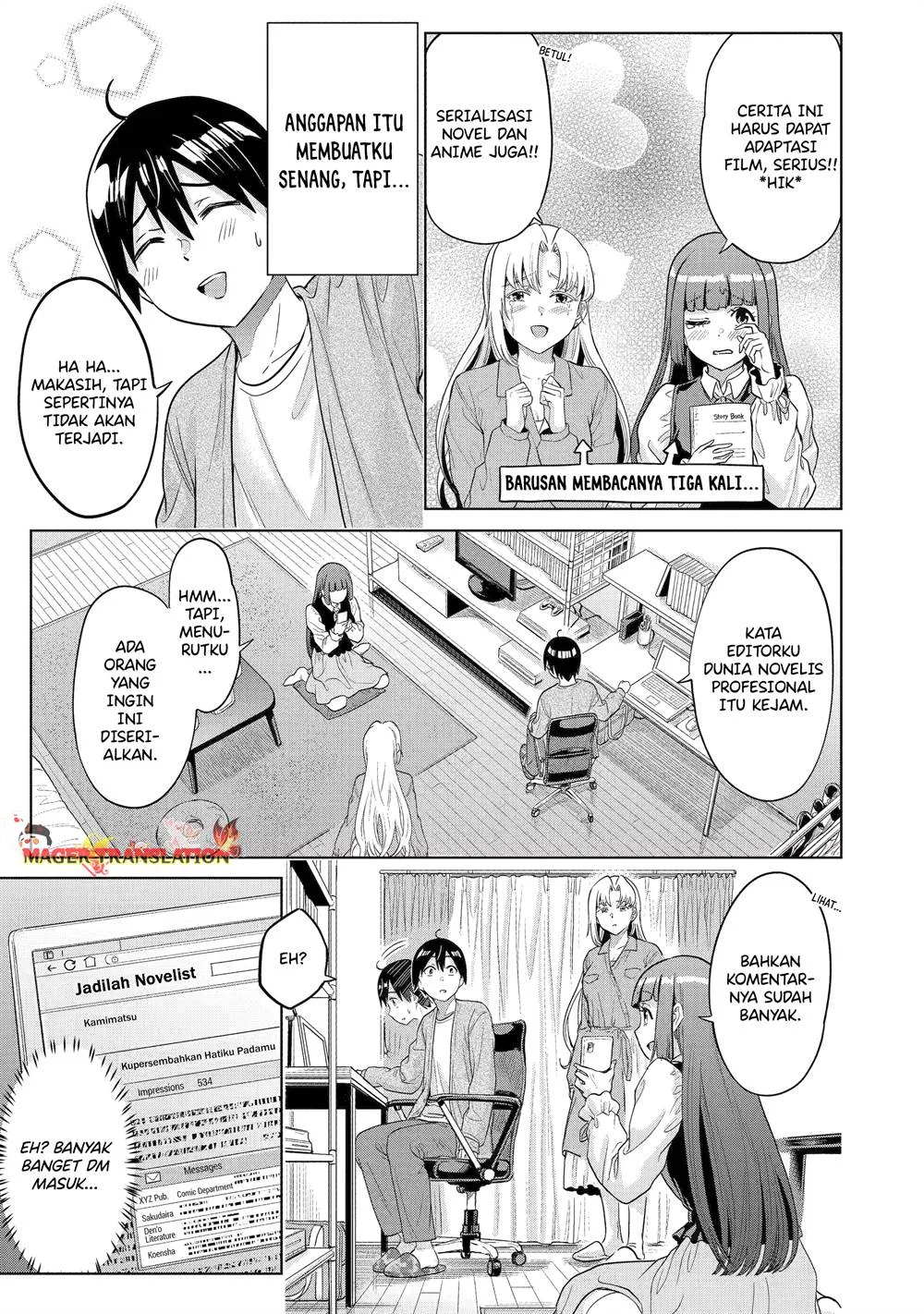 Koukousei Web Sakka no Mote Seikatsu "Anta ga Kami Sakka na Wakenai desho" to Boku wo Futta Osananajimi ga Koukai shiteru kedo Mou Osoi Chapter 14 - halaman 23