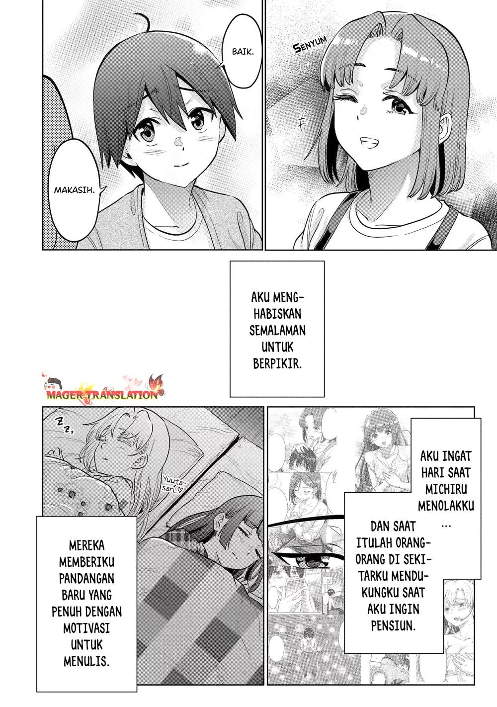 Koukousei Web Sakka no Mote Seikatsu "Anta ga Kami Sakka na Wakenai desho" to Boku wo Futta Osananajimi ga Koukai shiteru kedo Mou Osoi Chapter 15 - halaman 17