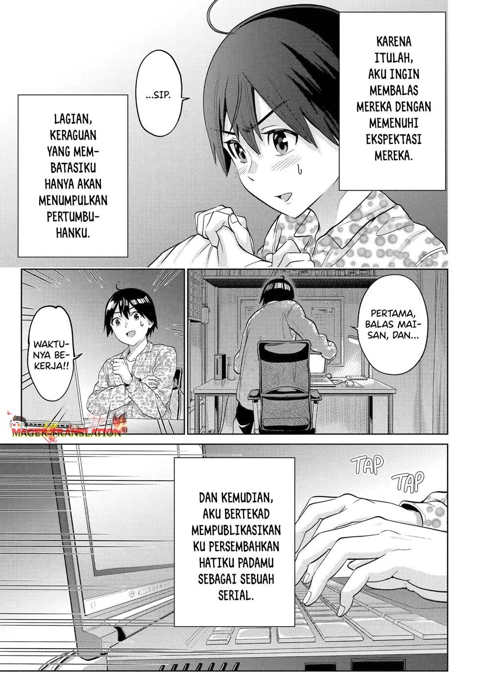 Koukousei Web Sakka no Mote Seikatsu "Anta ga Kami Sakka na Wakenai desho" to Boku wo Futta Osananajimi ga Koukai shiteru kedo Mou Osoi Chapter 15 - halaman 18