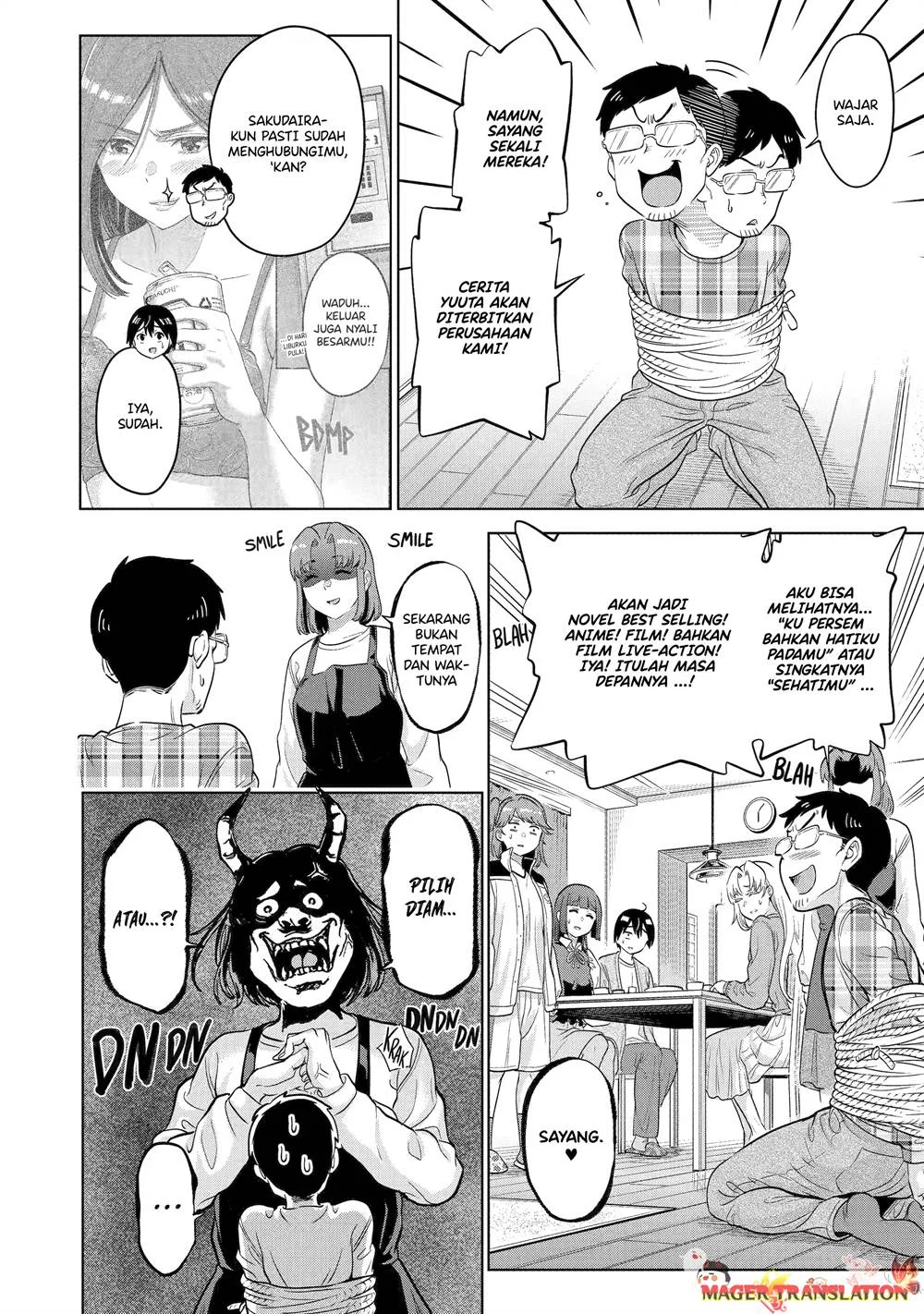 Koukousei Web Sakka no Mote Seikatsu "Anta ga Kami Sakka na Wakenai desho" to Boku wo Futta Osananajimi ga Koukai shiteru kedo Mou Osoi Chapter 15 - halaman 9