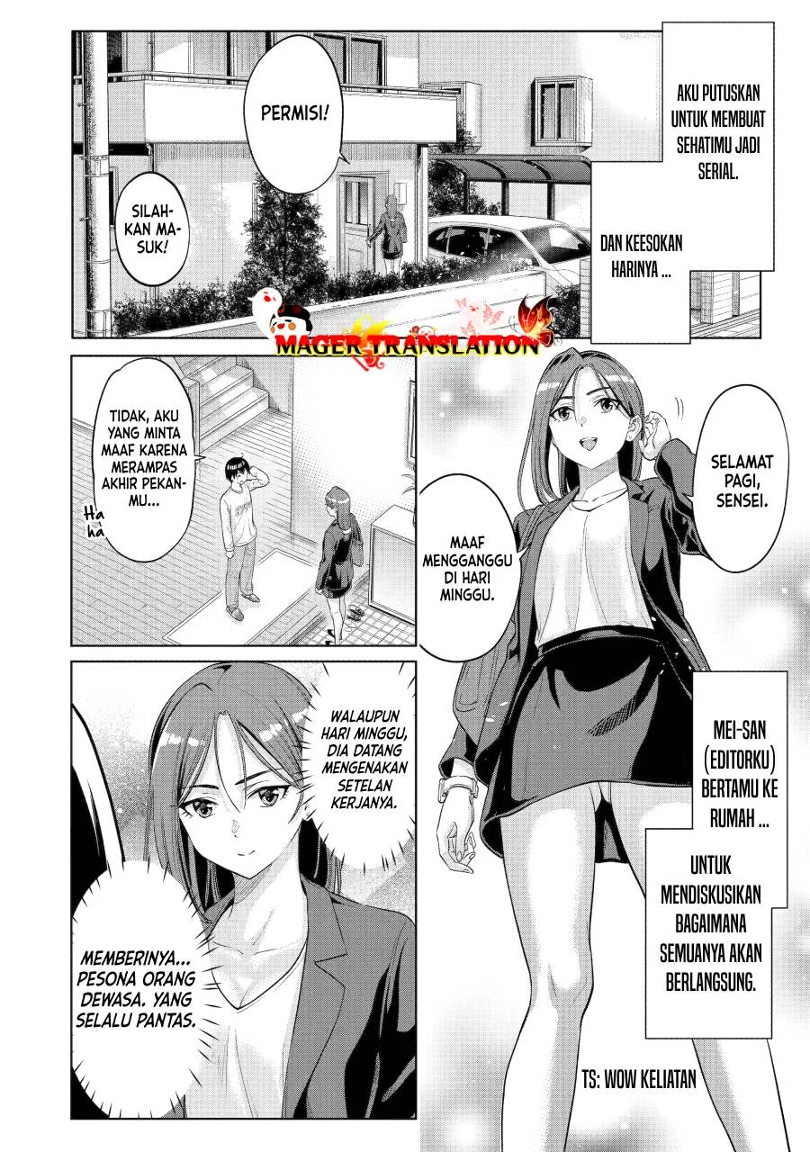 Koukousei Web Sakka no Mote Seikatsu "Anta ga Kami Sakka na Wakenai desho" to Boku wo Futta Osananajimi ga Koukai shiteru kedo Mou Osoi Chapter 16 - halaman 3