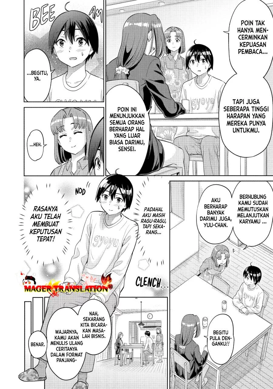 Koukousei Web Sakka no Mote Seikatsu "Anta ga Kami Sakka na Wakenai desho" to Boku wo Futta Osananajimi ga Koukai shiteru kedo Mou Osoi Chapter 16 - halaman 7