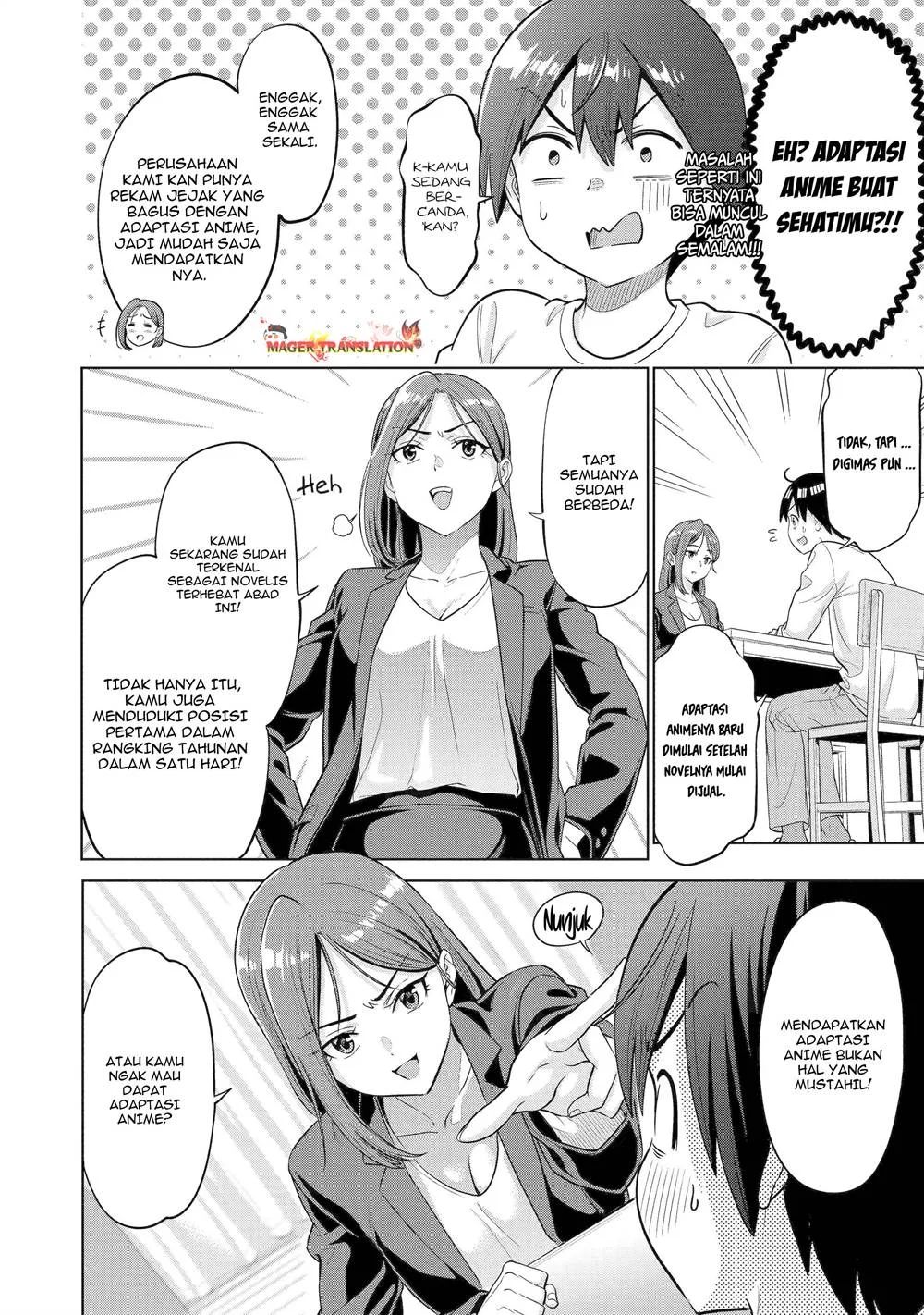 Koukousei Web Sakka no Mote Seikatsu "Anta ga Kami Sakka na Wakenai desho" to Boku wo Futta Osananajimi ga Koukai shiteru kedo Mou Osoi Chapter 16 - halaman 9