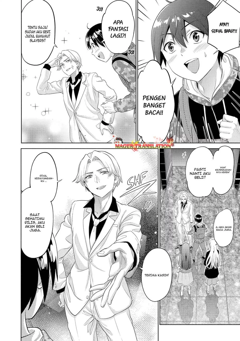 Koukousei Web Sakka no Mote Seikatsu "Anta ga Kami Sakka na Wakenai desho" to Boku wo Futta Osananajimi ga Koukai shiteru kedo Mou Osoi Chapter 17 - halaman 11