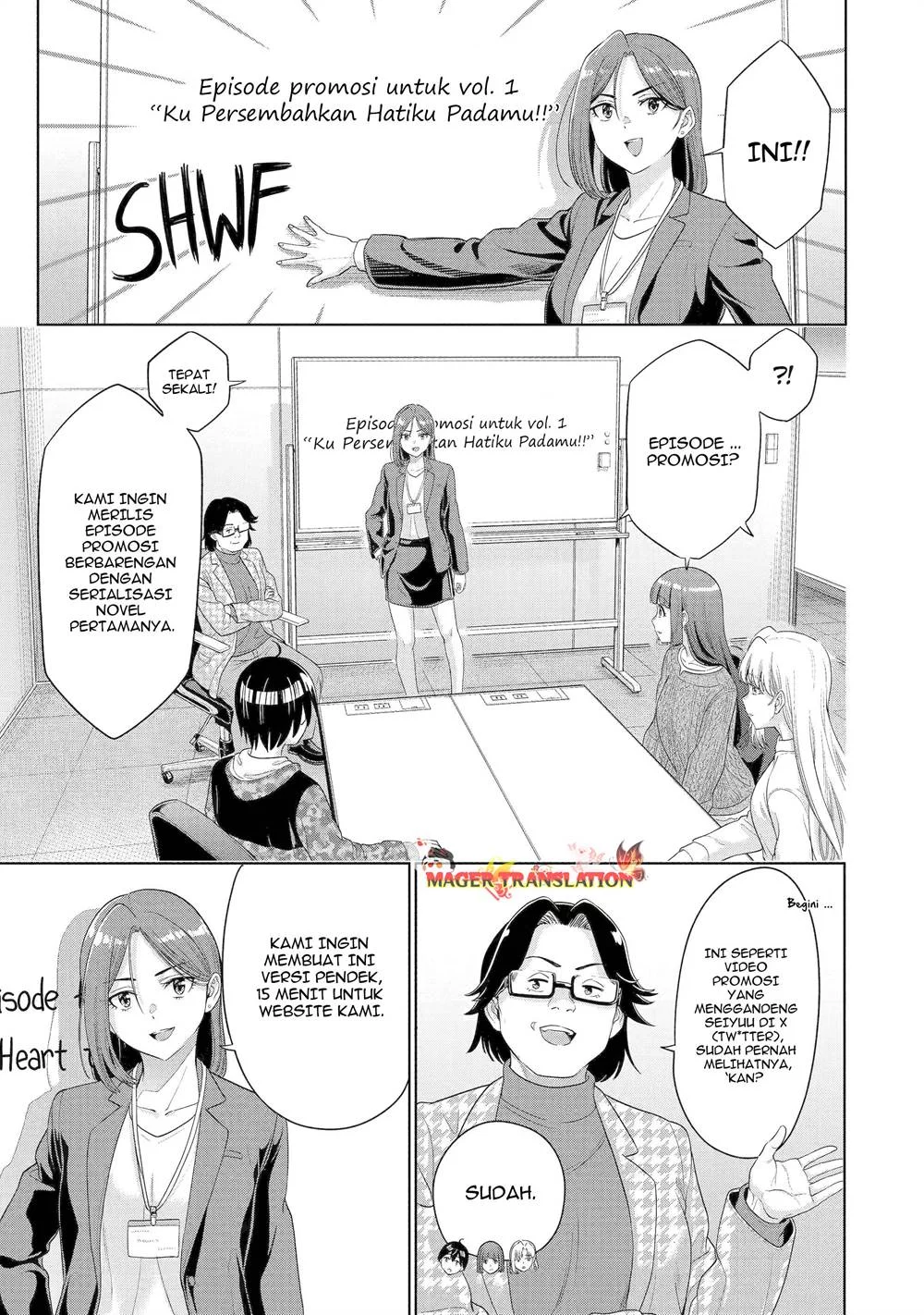 Koukousei Web Sakka no Mote Seikatsu "Anta ga Kami Sakka na Wakenai desho" to Boku wo Futta Osananajimi ga Koukai shiteru kedo Mou Osoi Chapter 17 - halaman 18