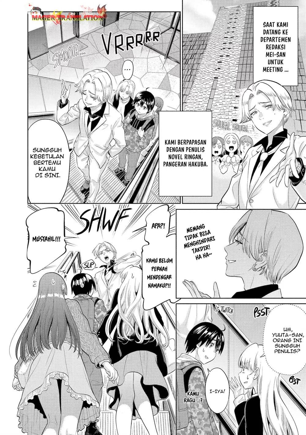 Koukousei Web Sakka no Mote Seikatsu "Anta ga Kami Sakka na Wakenai desho" to Boku wo Futta Osananajimi ga Koukai shiteru kedo Mou Osoi Chapter 17 - halaman 3